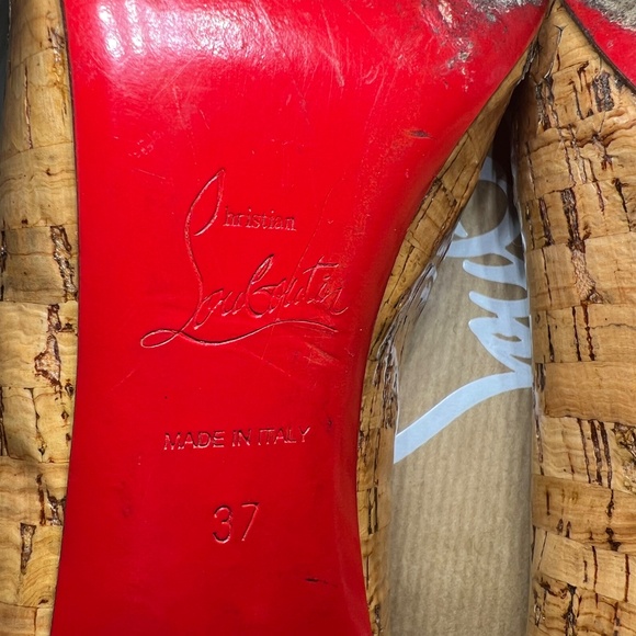 Simple Pump 70 Cork Lucido (vintage) - Picture 5 of 15